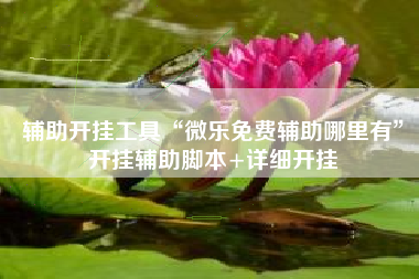 辅助开挂工具“微乐免费辅助哪里有”开挂辅助脚本+详细开挂