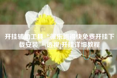 开挂辅助工具“微乐跑得快免费开挂下载安装”(透视)开挂详细教程