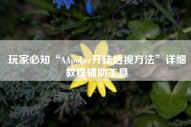 玩家必知“AApoker开挂透视方法”详细教程辅助工具