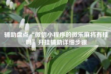 辅助盘点“微信小程序的微乐麻将有挂吗	”开挂辅助详细步骤