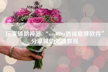 玩家辅助神器:“wepoker透视底牌软件”分享辅助外挂教程