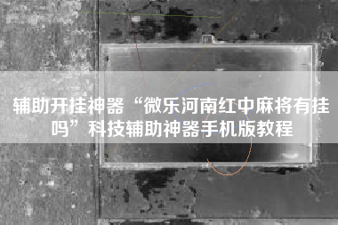 辅助开挂神器“微乐河南红中麻将有挂吗”科技辅助神器手机版教程