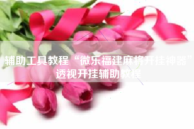 辅助工具教程“微乐福建麻将开挂神器”透视开挂辅助教程