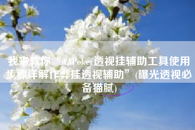 我来教你“AAPoker透视挂辅助工具使用步骤详解作弊挂透视辅助	”(曝光透视必备猫腻)